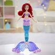 DISNEY PRINCESSES - Ariel sirène Arc-en-ciel change de couleur - jouet aquatique de La petite sirène de Disney - enfants - dès 3-5