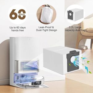 Brosse Principale Remplacement Pour Robot Aspirateur Ultenic D6s - Rouleau Anti-enroulement - Nettoyage Sols Doux