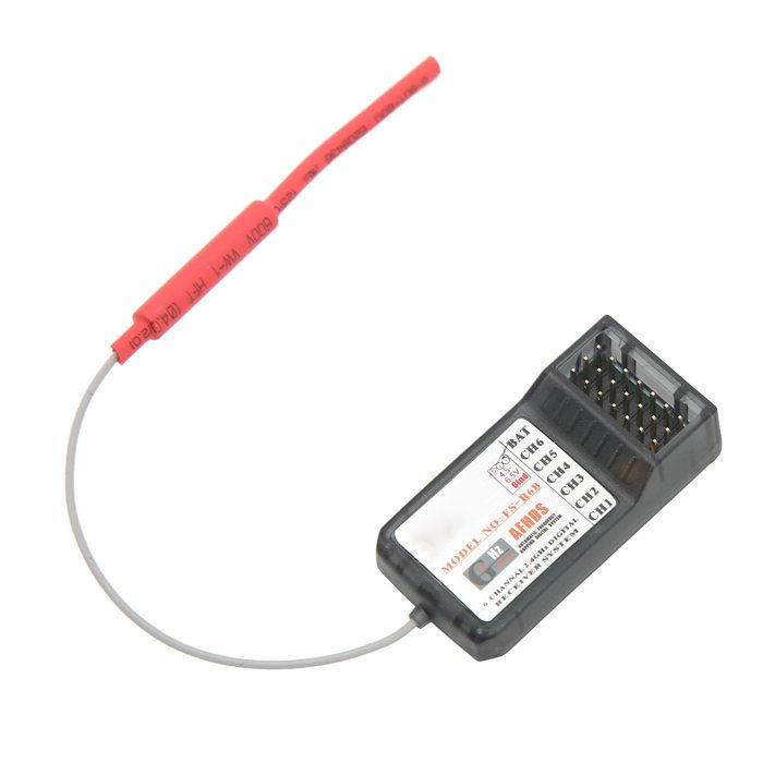 Récepteur RC FS R6B 2,4 Ghz 6CH, remplacement de l'émetteur RC compatible avec le récepteur I6 I10 TH9X FS CT6B FS T6 - Jeux - Jouets