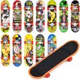 Tech Deck -12Pcs Mini Finger Skateboard Planche à roulettes de Doigt Mini Fingerboard Mini Skate Doigt Mini Skate Tech Deck-0