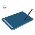 XP-PEN DECO L Tablette Graphique 10x6 Pouces Stylet avec Puce X3 Elite Compatible Mac Windows Chrome et Linux - Bleu-0