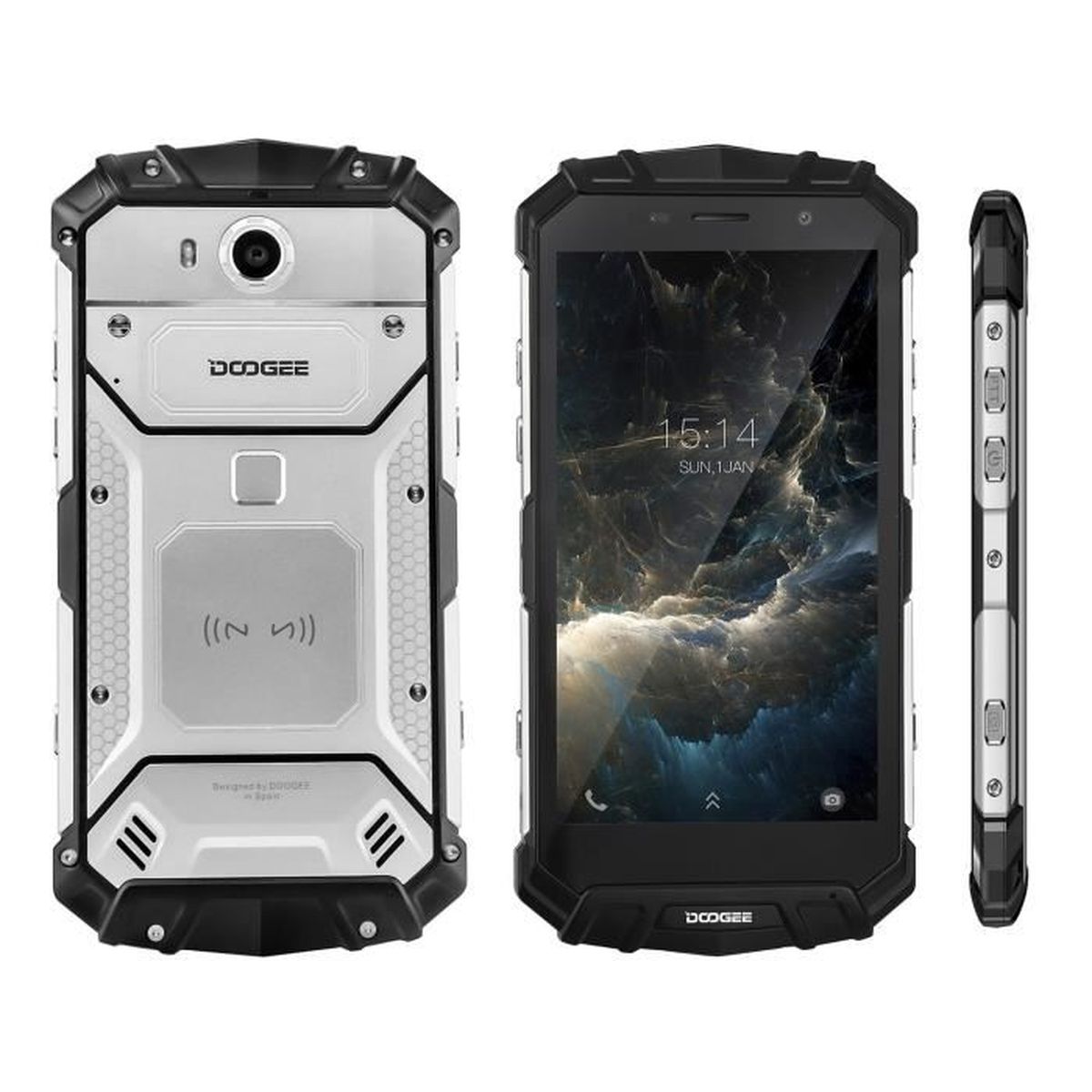 Doogee S60 Smartphone 2 5 Ghz 6 64go Android 7 0 Sans Fil Chargeur