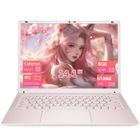 Auusda PC Portable 14'' Résolution 2560x1440 (jusqu'à 2,9 GHz)- Windows 11 - RAM 8Go Stockage 512Go SSD - Écran 2K, 4 cœurs - ROSE