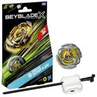 HASBRO Beyblade X, Starter Pack Arrow Wizard 4-80B avec toupie de compétition à rotation droite de type endurance et lanceur, à partir de 8