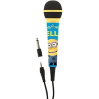 Microphone Dynamique Unidirectionnel Haute Sensibilité - LEXIBOOK - Les Minions - Câble 2,5m