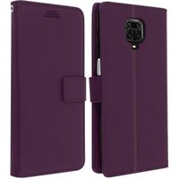 Housse Xiaomi Redmi Note 9S / 9 Pro / 9 Pro Max Étui Folio Porte carte - violet Violet