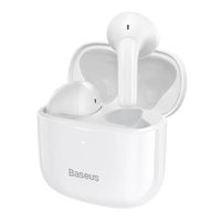 Écouteur Sans Fil Baseus E3-Bluetooth 5.0-IP64 Étanche-25 Heures d'autonomie-Charge Flash en 10 Min-Blanc