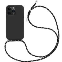 Coque Pour iPhone 13 Pro (6.1") Mince Anti-Rayure Anti-Choc Protection + Bandoulière Réglable Noir