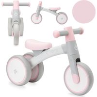 MoMi TEDI - Velo Bebe Draisienne - sans pedales - léger 1.2kg, jusqu'à 25 kg - Rose