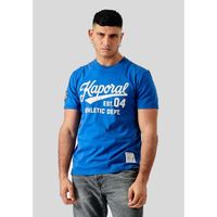 KAPORAL - T-shirt bleu homme 100% coton BAREL
