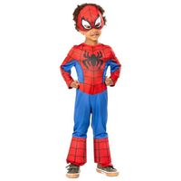 Déguisement enfant Spidey classique - Marvel - Combinaison et masque - Polyester - Intérieur