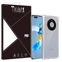 Tikawi Coque Transparente Huawei Mate 40 Pro [Haute Protection] [Anti-Rayure] [Fine et légère] [Anti-traces]