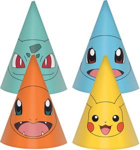 Déco de fête murale Amscan - Pokémon - Chapeaux de Fête - Chapeaux de 