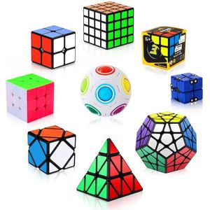 Rubik's Cube à 6 faces Magique Jouets de décompression Facile à Tourner Jeu