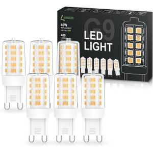 AMPOULE - LED 4W Ampoule LED G9, Blanc Chaud 3000K, 40W Ampoule 