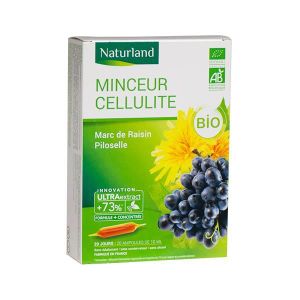 MINCEUR - CELLULITE Naturland Minceur Cellulite Bio 20 ampoules