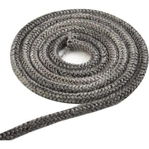 Kit d'étanchéité pour porte poêle bois charbon chaudière fioul cordon  ignifugé tricoté fibre verre diamètre 6mm long 250cm