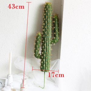 FLEUR ARTIFICIELLE L - Plantes Tropicales, Grand Cactus Artificiel D'intérieur, Fausse Plante Succulente Branche En Plastique, B