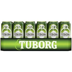 BIERE Tuborg Pilsener de Danemark 4,9% Vol.- EINWEG
