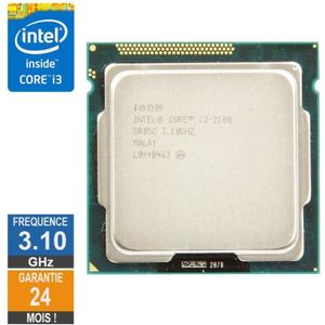 PROCESSEUR Processeur Intel Core I3-2100 3.10GHz SR05C FCLGA1