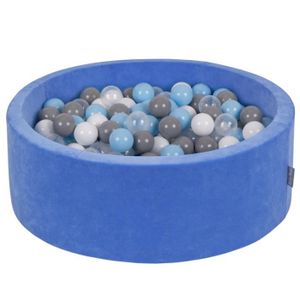 PISCINE À BALLES Piscine À Balles KiddyMoon - Bleu Myrtille - 300 b
