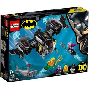 ASSEMBLAGE CONSTRUCTION Lego 76116 Le Bat-Sous-Marin de Batman et Le Comba