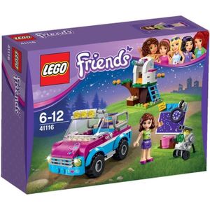 ASSEMBLAGE CONSTRUCTION LEGO® Friends 41116 La Voiture d'Exploration d'Oli