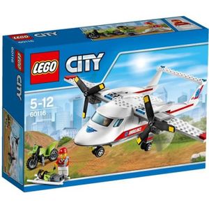 ASSEMBLAGE CONSTRUCTION LEGO® City 60116 L'Avion de Secours