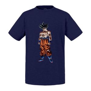 T-SHIRT T-shirt Enfant Bleu Dragon Ball Super Son Goku Dét