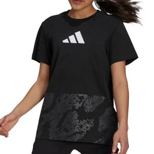 T-SHIRT T-shirt Noir Femme Adidas Lace Camo Gfx 2