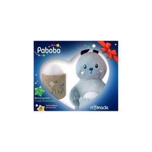 DOUDOU Veilleuse Nomade - PABOBO - Coffret cadeau Mimi Bunny - Blanc - Mixte - Multicolore