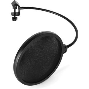 TIE anti pop Audio filtre pour Microphone Noir