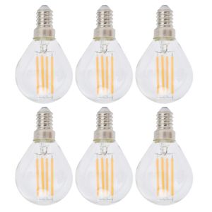 AMPOULE - LED SURENHAP Ampoule G45 6 pièces G45 Vintage Ampoule Transparent E14 Base Lampe pour La Maison Luminaires Décoratifs 6W deco ampoule