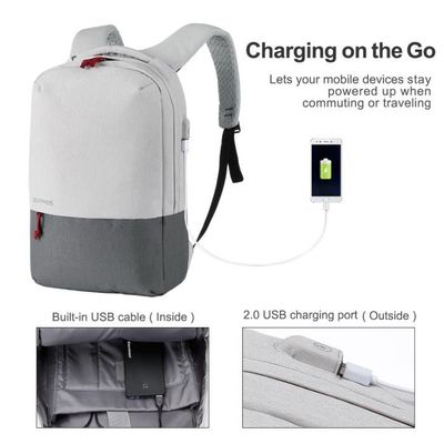 SLYPNOS Sac Dos Portable Etanche Ultra mince Backpack de