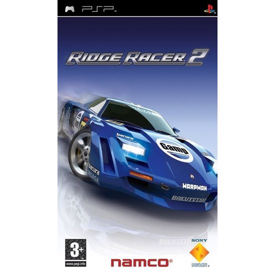 Jeu PSP Ridge Racer Version Japonaise - Occasion Très Bon état Avec Boîte Et Instructions