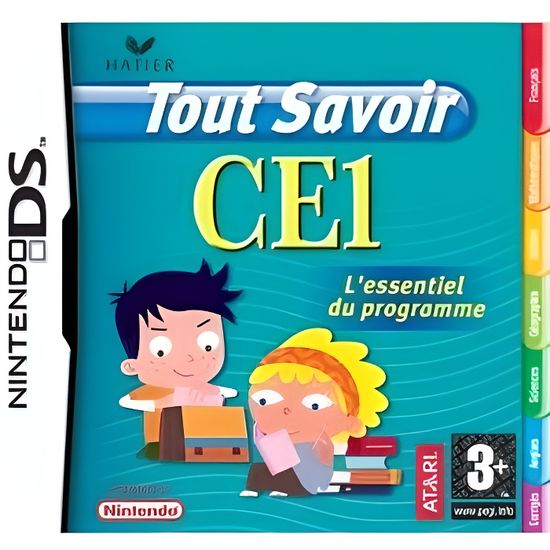 Jeu Nintendo DS Tout Savoir CM2 - Éducatif Réflexion - Occasion Très Bon état