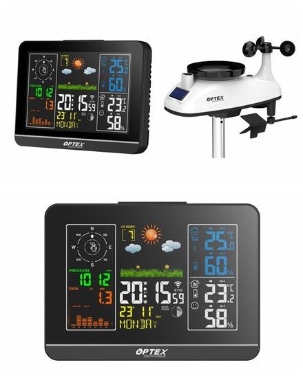 Station Météo WiFi Avec Capteur Extérieur - Écran LCD Couleur - Prévisions 3 Jours - App Tuya/Smart Life - Alarme Température - Compatible 2.4 GHz