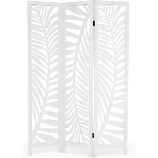 COSTWAY Paravent Sur Pied 6 Panneaux Pliable 331x188 CM, Cloison De Séparation, Brise Vue Proteger Privee Blanc 3802808345 L