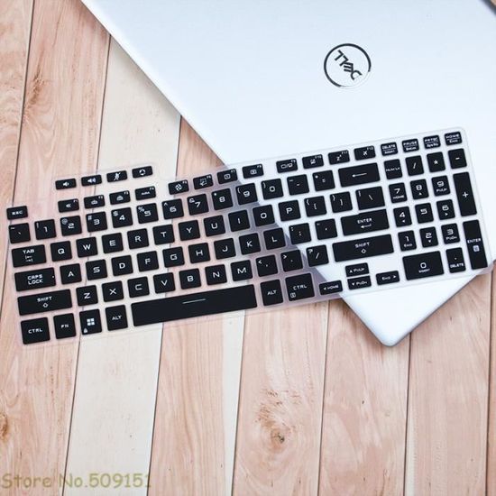 Protecteur Clavier Silicone Universel Pour PC Portable 15-17" - Couleurs Vives, Anti-poussière Et Liquides - 2