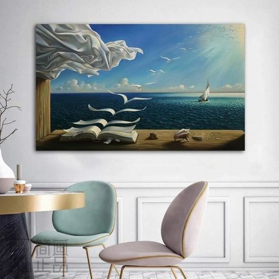 Œuvre d'art de Salvador Dali : La Métamorphose de Narcisse m'inspire