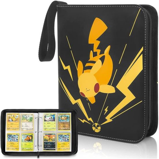 Étui Housse pour classeur carte pokemon, Classeur pour Cartes à Collectionner, Porte Carte à Collectionner 400 Cartes, Album Ca A18