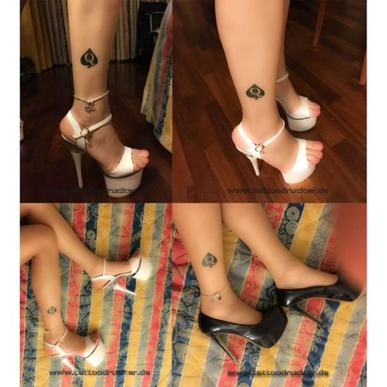 Tatouage Temporaire Fétiche Reine Cuckold Pour Hotwife - Neuf Dans Son Emballage, Origine Chine
