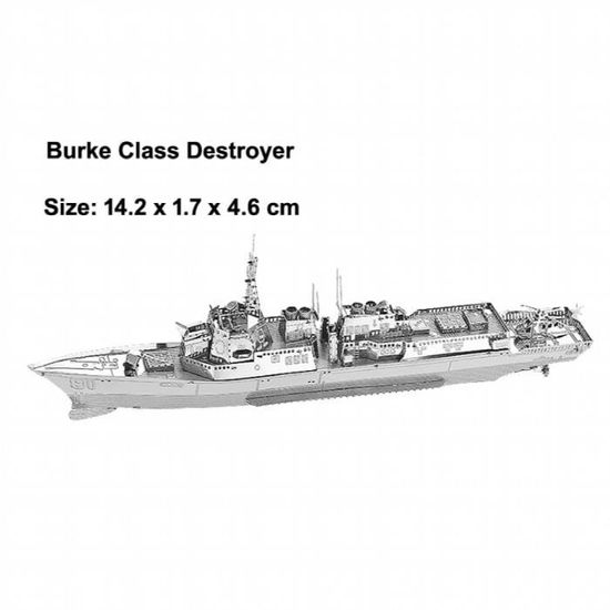 Maquette Destroyer Z24 1943 - 1:1250 - Navire De Guerre En Métal - IXO DeAgostini