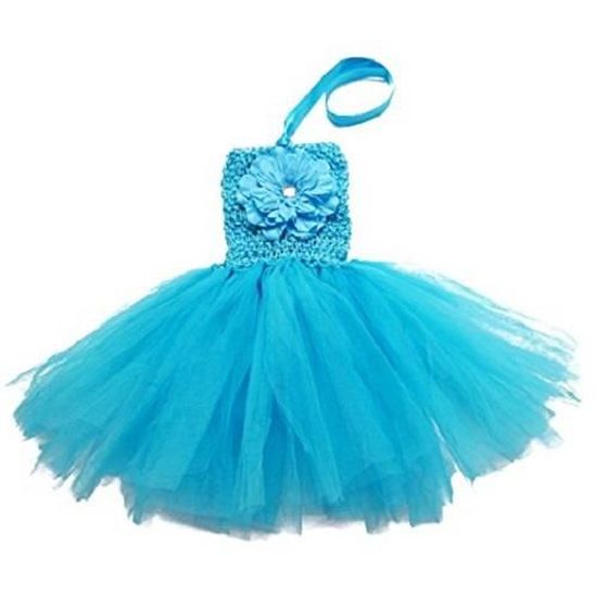 Buenos Ninos 12 Couleurs Tutu Pour Bebe Fille En Robe Robe En Crochet Pour Robe De Chambre Little Dress Up Bleu Ciel Cdiscount Pret A Porter