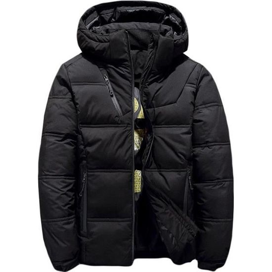 Doudoune D'hiver Pioneer Camp Pour Homme - 90% Duvet Canard 650 - Imperméable, Coupe-vent, Légère Avec Capuche