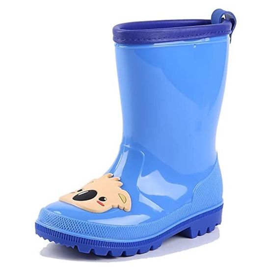 Bottes De Pluie Antidérapantes Pour Enfants - Unisexe - Légeres Et Faciles à Nettoyer - Pour Jeu En Extérieur, Randonnée, Camping - 11