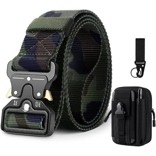 Ceinture Tactique En Nylon – Réglable, Dégagement Rapide, Idéale Pour Sport, Extérieur Et Usage Quotidien