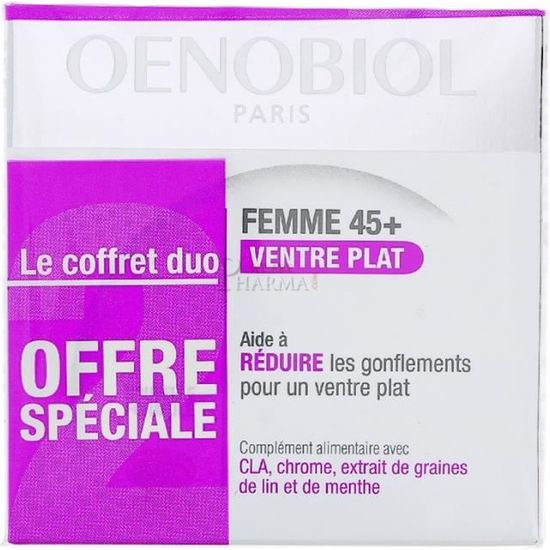Oenobiol Ventre Plat Lot de 2 x 60 capsules