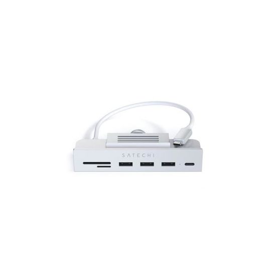 HUB USB Type-C 6 en 1 Satechi ST-UCICHS Clamp pour iMac 24'' 2021 Argent - SATECHI