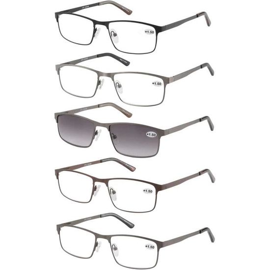 Pack De 4 Lunettes Anti-lumière Bleue - Léger, Confort, Pour Ordi Et Lecture